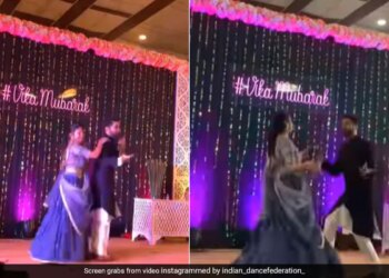 Bride Bhai And Bhabhi Amazing Dance On Senorita In Wedding Set Fire On The Stage People Surprised Says Electrifying Chemistry – दुल्हन के भाई-भाभी ने सेनोरिटा गाने पर किया धुआंधार डांस, पावरफुल केमेस्ट्री देख हैरान हुए लोग, बोले