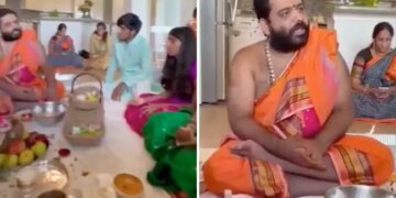 Satyanarayan Katha In English Pandit Ji Video Viral On Social Media Internet Says Superb