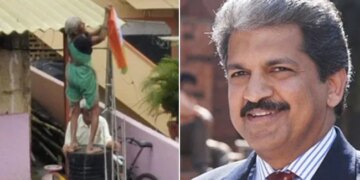 Independence Day 2022: Anand Mahindra Shares Photo Of Elderly Couple Hoisting Tricolour