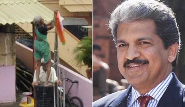 Independence Day 2022: Anand Mahindra Shares Photo Of Elderly Couple Hoisting Tricolour