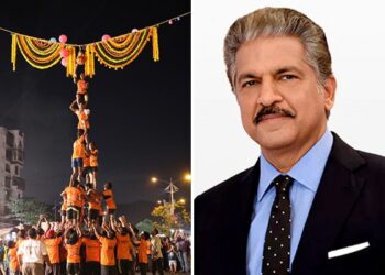 Anand Mahindra Wishes Janmashtami To All Shares Picture From Dahi Handi Event See Post