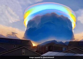 Viral Video Of Rainbow Clouds Stuns Internet Know How They Were Made On Chinas Sky