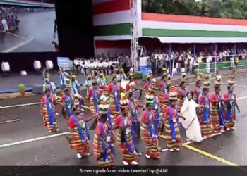 Mamta Banerjee Dances With Folk Artists At Independence Day Celebrations, Watch VIDEO