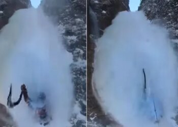 You Will Get Goosebumps After Watching This Video Of Avalanche Climber Shared Dangerous Experience