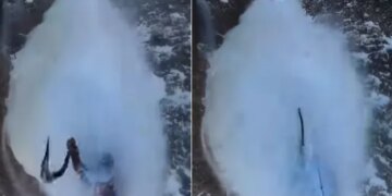 You Will Get Goosebumps After Watching This Video Of Avalanche Climber Shared Dangerous Experience