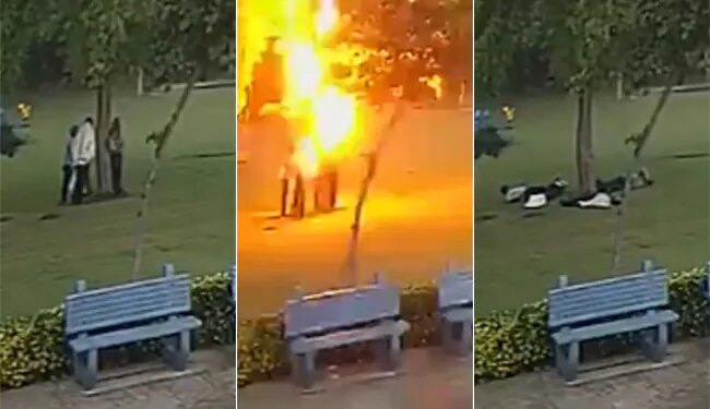 This Video Of Celestial Lightning Will Make Goosebumps Four Lives Lost In The Blink Of An Eye
