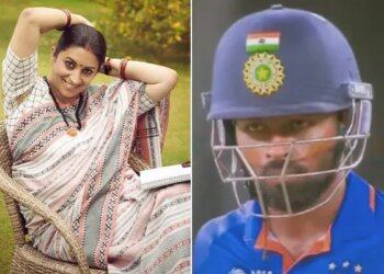 Ind Vs Pak Match Is Now Viral See Smriti Irani Reaction | Union Minister Smriti Irani Reaction On Hardik Pandaya Expression