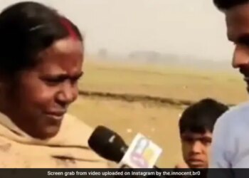 Reporter Asks January Spelling In English From School Teacher Watch Her Funny Reply In Viral Video – रिपोर्टर ने टीचर से कहा