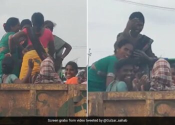 Women Were Dancing On The Tractor Suddenly They Looked At The Camera Then This Happened Watch Funny Viral Video – ट्रैक्टर पर डांस करते हुए जा रही थीं महिलाएं, अचानक कैमरे पर पड़ी नज़र, किया कुछ ऐसा, लोग बोले