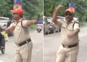 Viral Traffic Police Video: Dehradun Home Guard Jogendra Kumar Controlling Traffic In Unique Way | Dehradun Cop’s Unique Way Of Controlling Traffic Delights Netizens
