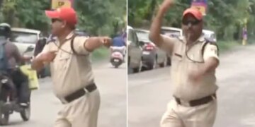 Viral Traffic Police Video: Dehradun Home Guard Jogendra Kumar Controlling Traffic In Unique Way | Dehradun Cop’s Unique Way Of Controlling Traffic Delights Netizens