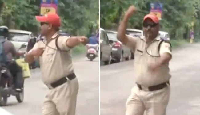 Viral Traffic Police Video: Dehradun Home Guard Jogendra Kumar Controlling Traffic In Unique Way | Dehradun Cop’s Unique Way Of Controlling Traffic Delights Netizens
