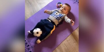 Viral Video Kid Scoring Goal Before Learning How To Walk Has A Skill Since Birth – Viral Video : चलने से पहले, गोल मार रहा ये बच्चा, कारनामा देख दांतों तले दबा लेंगे उंगली…