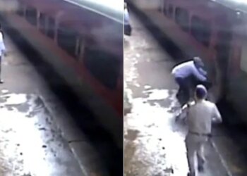 Railway Police Constable Saves Passenger At Itarsi Station: RPF Constable Saved Life Of A Man Who Dragged Along With Moving Train At Itarsi Railway Station