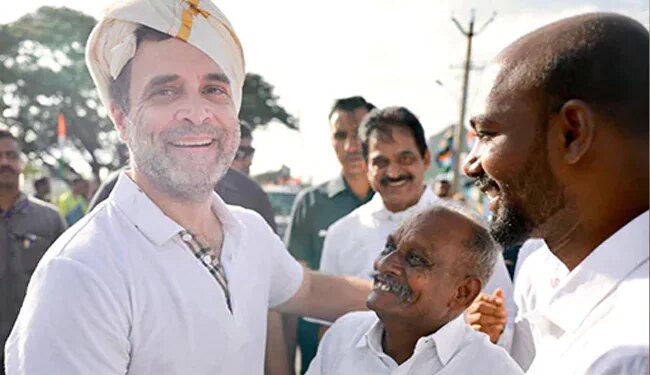 Content Creators Of YouTube Channel Village Cooking Channel Met Rahul During Bharat Jodo Program