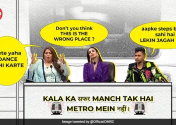 Delhi Metro Meme On Shooting Reels Inside Coaches Goes Viral Says Safar Karein Suffer Naa Karayein