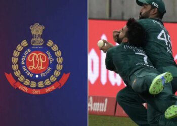 Pakistan Missed Catch Viral Video: Delhi Police Shared Funny Video Of Pakistani Player Dropping The Catch | Viral Video Of Pakistan Missed Catch Inspires A Delhi Police Message