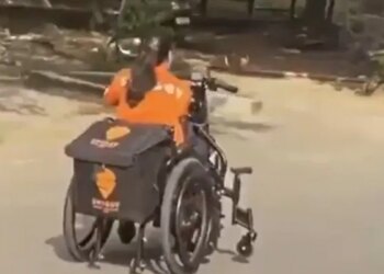Swiggy Partner Rides Wheelchair Scooter For Delivering, Delhi Official Reacts