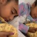 Snake And Girl On Same Bed Kid Kissed Python: Little Girl Playing Kissing Sleeping With Snakes Python Video Viral On Social Media