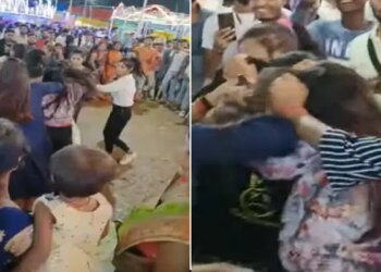 Desi Girls Fight Video: Fight Between Girls In Fair Video Viral On Social Media Fight Of Girls In Mela