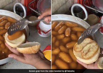 Man Makes Burger With Gulab Jamun Internet Is Not Happy Gives Name Gulburger See Viral Video – शख्स ने बनाया गुलाब जामुन वाला बर्गर, Video में बताया बनाने का तरीका, लोगों ने नाम रख दिया
