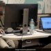 Man Sets Up Desktop At Coffee Shop Amid Bengaluru Floods Internet Has Mixed Says Reactions Dedication Or Stress