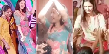 Katrina Kaif Dancing With School Kids In Tamil Nadu: Katrina Kaif Dances With Students And Teachers At Moms School In Madurai