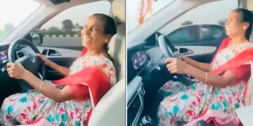 The Son Gave The Car To The Mother, The Mother Happily Ran It On The Road, Watching The Video, People Said- Mother Is The World! – मां को बेटे ने दी गाड़ी, ख़ुशी से मां ने सड़क पर दौड़ाई, वीडियो देख लोगों ने कहा