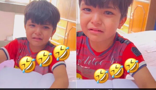 Little Boy Hilarious Talk With Mother After Scolding By Her Says Padhayi Karte Karte Buddha Ho Jaunga See Viral Video