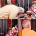 Pm Narendra Modi Visits Union Minister Piyush Goyals Residence And Celebrates Ganesh Chaturthi | Pm Modi Performs Aarti Of Lord Ganesh At Piyush Goyal House