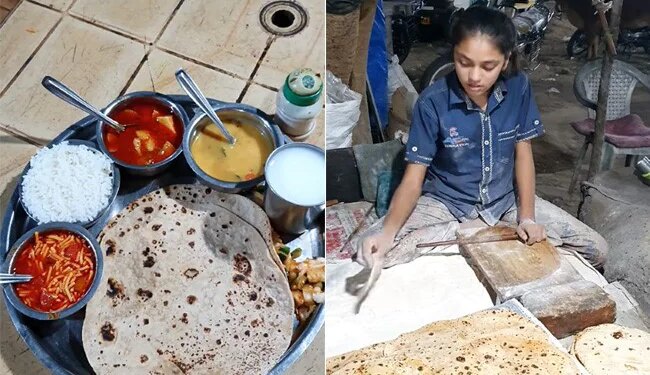3 Gujarati Sisters Cook Delicious Food, Everyone Gets Enough Food For Rs 80, Video Goes Viral