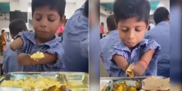 Swati Maliwal Shares Video Of Specially Abled Boy Using His Arms To Eat Food With Spoon Internet Is Inspired Watch Here