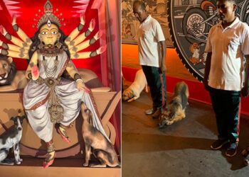 Kolkata Pet Friendly Durga Puja: Dog Squad Of Kolkata Police Inaugurates First Pet Friendly Durga Puja Pandal