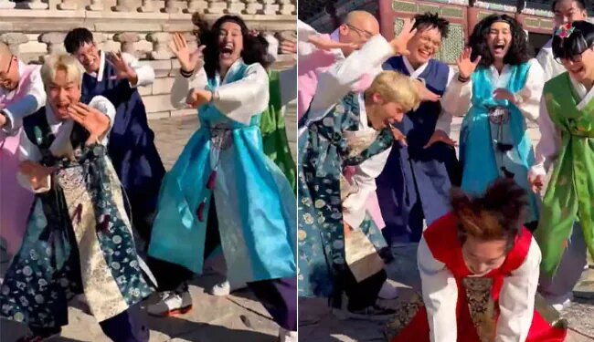 KALA CHASHMA TREND AGAIN CREATED A BUZZ: DANCE OF KOREAN BOYS SHITRI ON Kala Chashma SONG VIDEO VIRAL | Kala Chashma Viral Instagram Trend Dance Sets Fire On Internet Trending Challenge