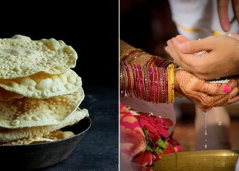 Groom Friends Fight Over Papad At Wedding In Kerala Watch Viral Video