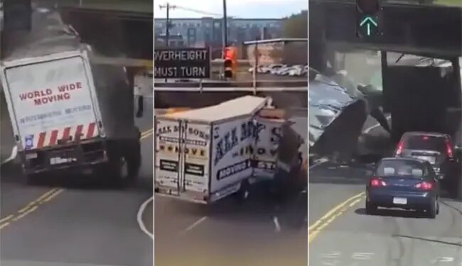 Dangerous Road Accident Video: Shocking Video Of Speeding Truck Accidents Is Going Viral On Social Media Video Of Horrific Truck Accident Goes Viral