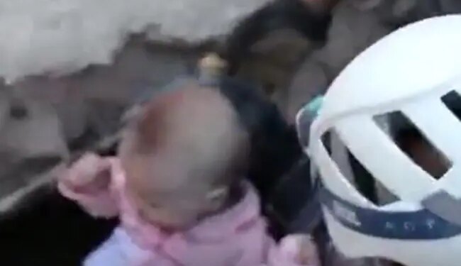 Baby Pulled From Rubble Of Amman Building: Baby Pulled From Rubble Alive 30 Hours After Building Collapsed In Jordan