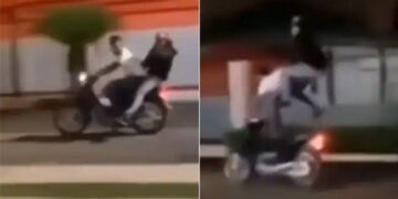 Motorcycle Stunt: Girl Jumped Over 4 Feet Above Bike Seat Video Viral On Social Media