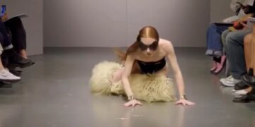 Watch: Designer Gives Fall Fashion A New Meaning At Milan Fashion Week