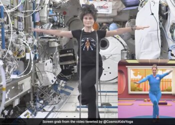 Astronaut Does Yoga In Space Internet Shocked To See This Viral Video