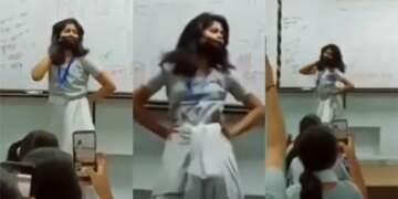Dance In Classroom: Video Viral Of Girl Student Dances On Katrina Kaif Song In Classroom Dance Trending Video