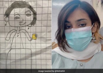 Teacher Asks Class 1 Students To Draw Her Picture Results Are Super Adorable See Viral Twitter Thread – टीचर ने कक्षा 1 के स्टूडेंट्स से कहा