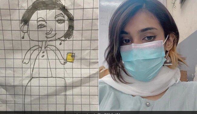 Teacher Asks Class 1 Students To Draw Her Picture Results Are Super Adorable See Viral Twitter Thread – टीचर ने कक्षा 1 के स्टूडेंट्स से कहा