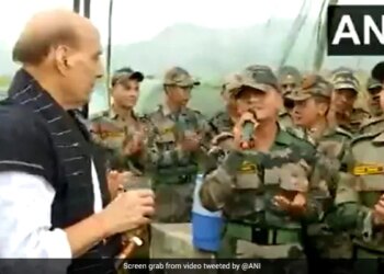 Defense Minister Rajnath Singh Reached Dibang Valley, Army Jawans Sang Vande Mataram, Video Went Viral
