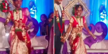 Bride Suddenly Started Dancing On Stage After Varmala Groom And Baraati Shocked To See Bride Dance Viral Video