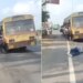 Video Shows School Boy Falling From Crowded TNSTC Bus In Tamil Nadu | Tamilnadu State Transport Corporation Bus Full With School Students One Boy Fell Down On Road
