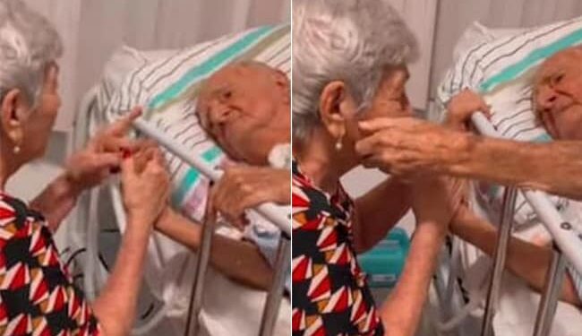 70 दिनों के बाद 70 साल के पति को हॉस्पिटल से मिली छुट्टी तो पत्नी ने गाया प्यारा गाना, वीडियो देखें