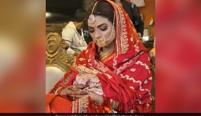 Bride Falls Asleep While Marriage Rituals Video: Old Video Of A Bride Taking Nap During Wedding Rituals