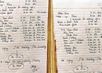 Mother Made Such A Time Table With 6-year-old Son, Seeing Which People Said- Such A Mother Should Be Found – 6 साल के बेटे संग मां ने बनाया ऐसा टाइम टेबल, जिसे देख लोगों ने कहा