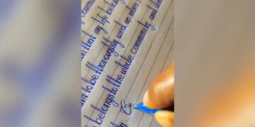 People Were Surprised To See Beautiful Handwriting, Users Said – The Printing Machine Has Also Failed In Front Of It – सुंदर हैंडराइटिंग देखकर लोग हुए हैरान, यूज़र्स ने कहा